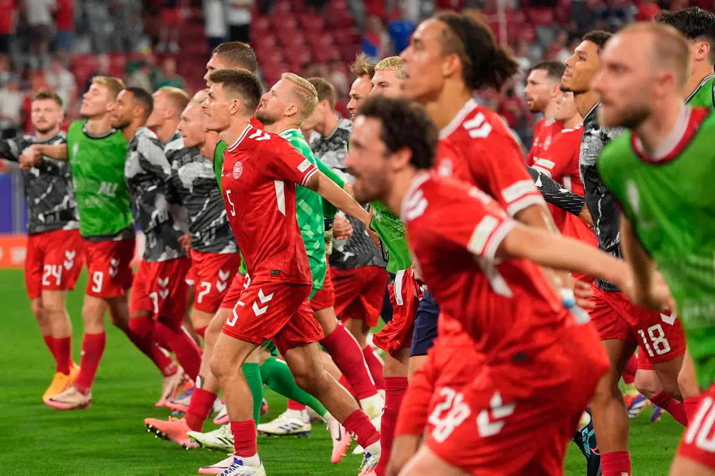 Danmarks sidste kamp i gruppespillet sluttede 0-0, der sender Danmark videre i turneringen.