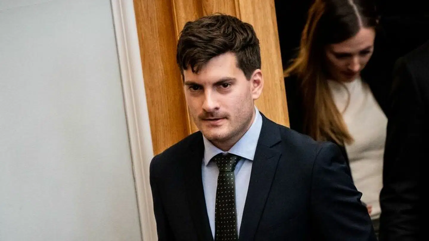 Frederik Vad (S) i Folketingssalen på Christiansborg.