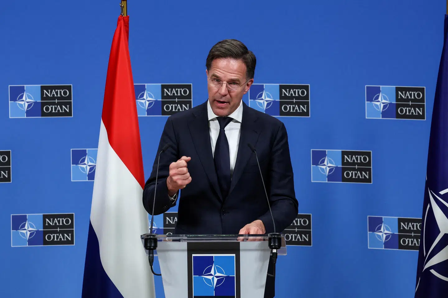 Hollands afgående premierminister, Mark Rutte, bliver ny generalsekretær i Nato i oktober. (Arkivfoto).