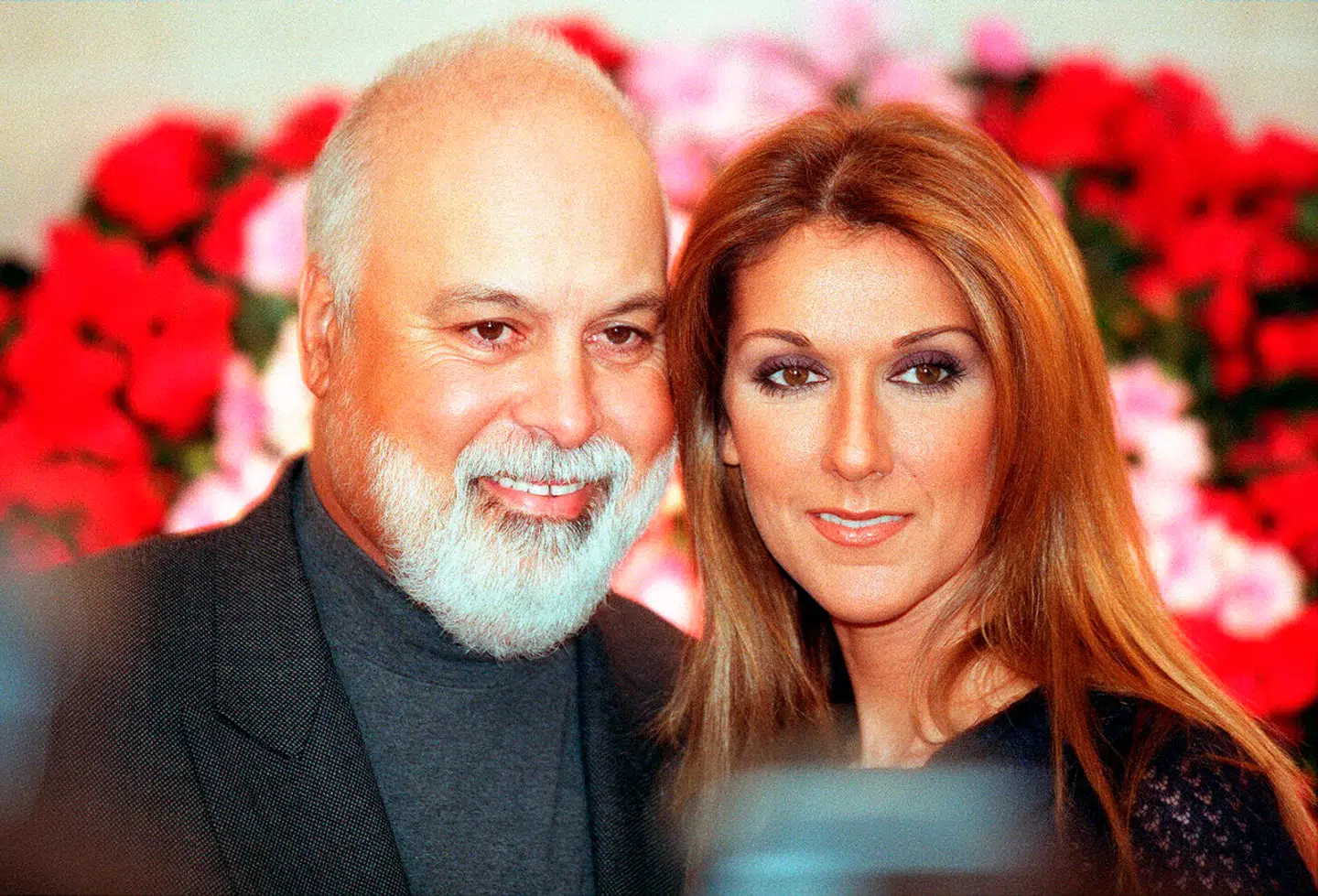 Céline Dion med sin mand, som hun mødte allerede som 13-årig.