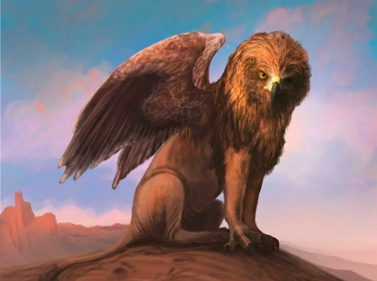 Ifølge en gammel teori var det fundet af en protoceratops, der satte gang i historierne om griffen. Foto: Mark Witton