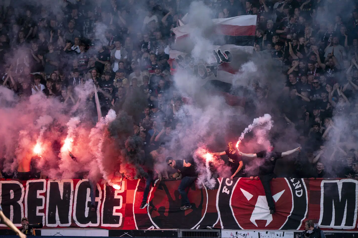 FC Midtjylland vandt det danske mesterskab og skal forsøge at få en billet til Champions Leagues gruppespil. (Arkivfoto).