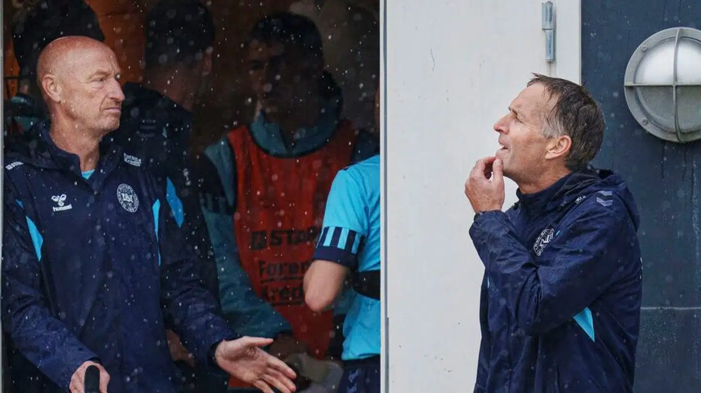 Kasper Hjulmand måtte stoppe en træning inden EM på grund af lyn og torden. Nu truer vejrguderne igen det danske landshold.