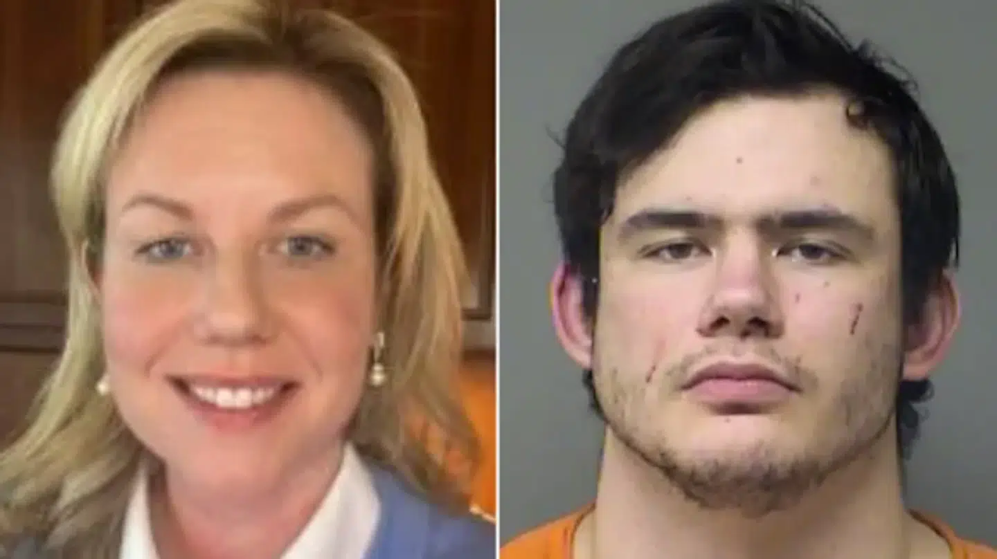 Her ses mor Shanelle Burns og søn Conner Kobold.