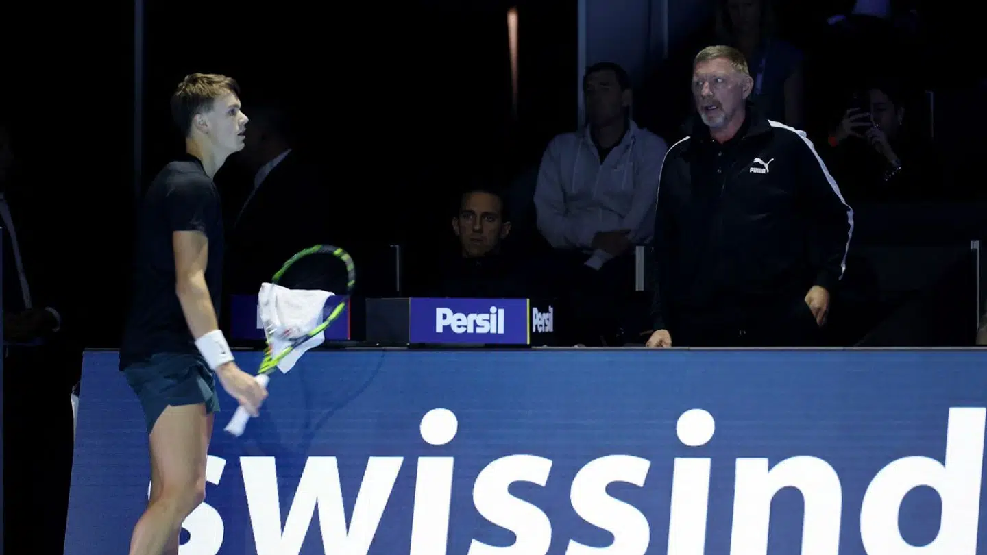 Boris Becker var træner for Holger Rune under sidste års sæsonfinaler.