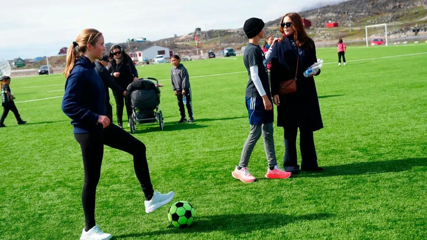 Prinsesse Josephine og prins Vincent var også med i kampen.