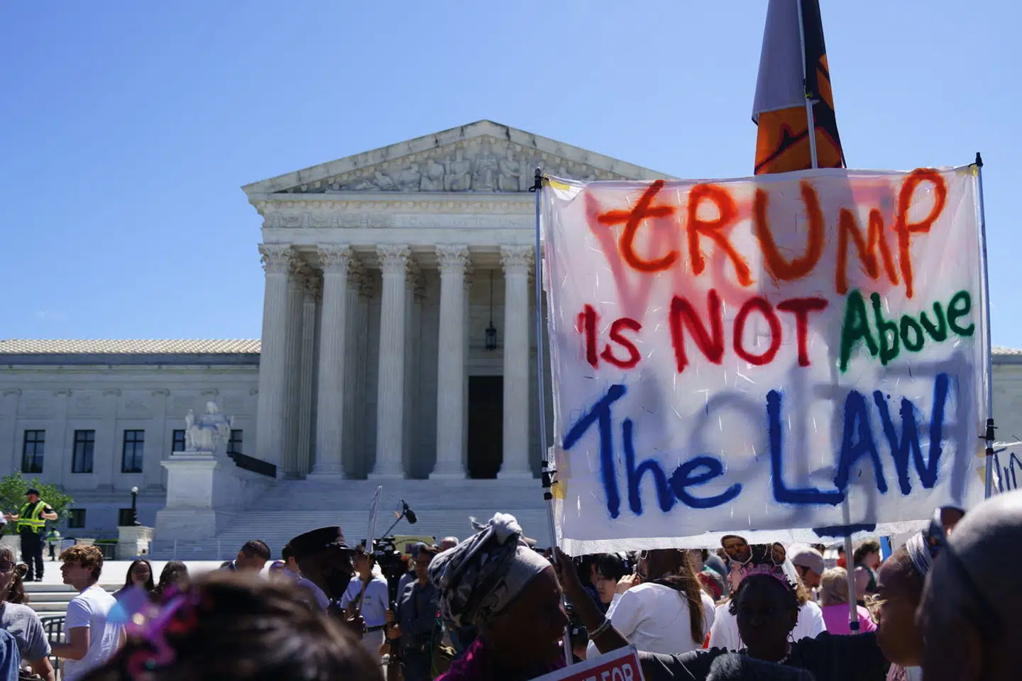 Protest ved US Supreme Court, Washington, DC USA, 1. juli 2024.