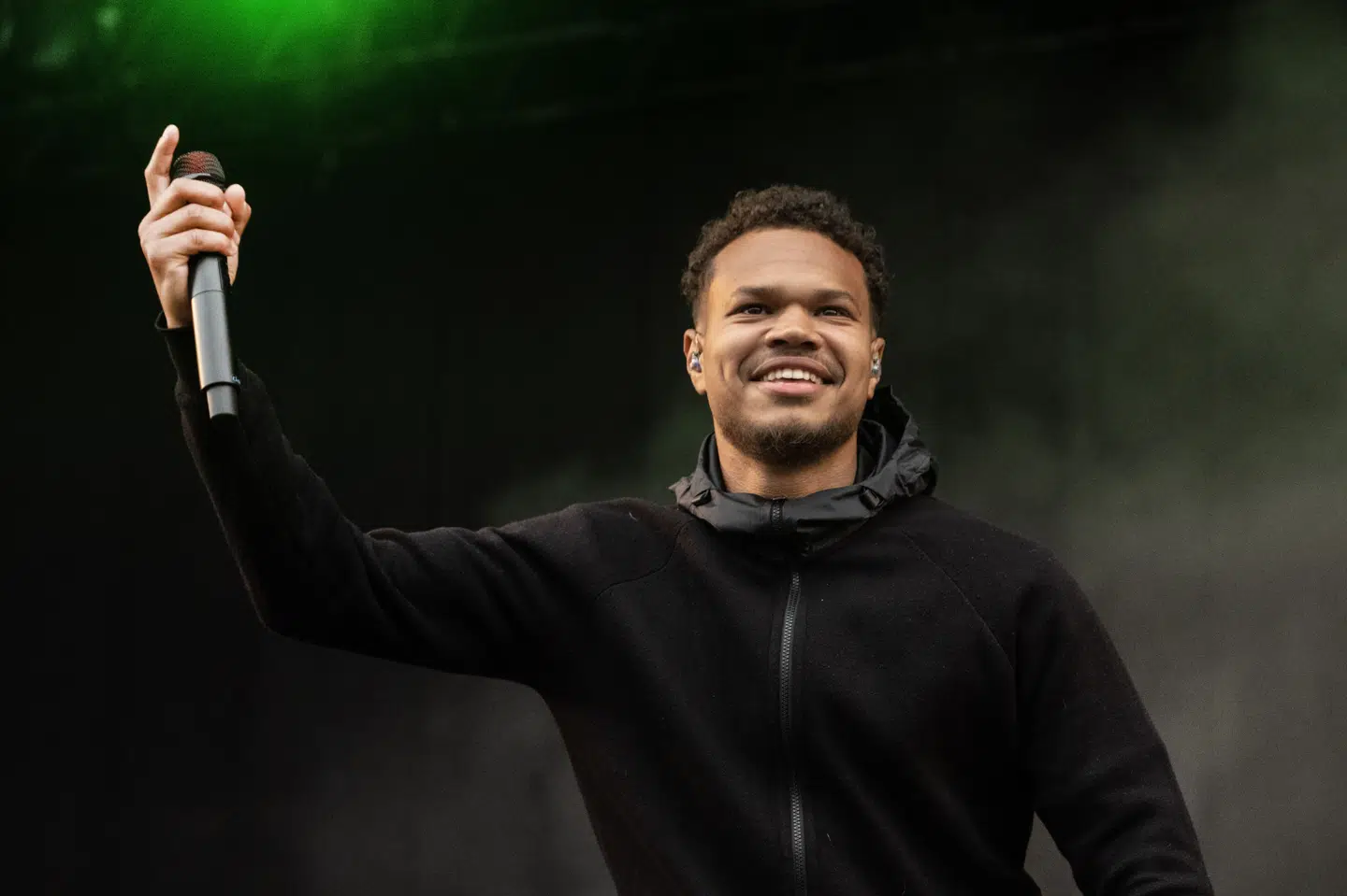 Tidligere på sommeren stod Lamin på scenen til Jelling Musikfestival sammen med Artigeardit. (Arkivfoto).