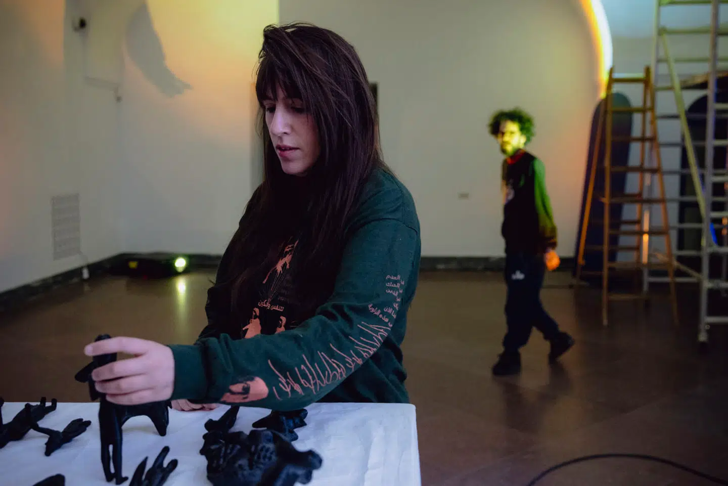 »Ja, Abbas’ og Abou-Rahmes (billedet, red.) værker kan give anledning til kritik. Sådan er det med kunst,« skriver Sidsel Maria Søndergaard, direktør for Øregaard Museum.