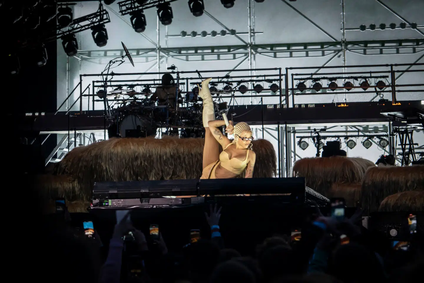 Doja Cat på Orange scene.