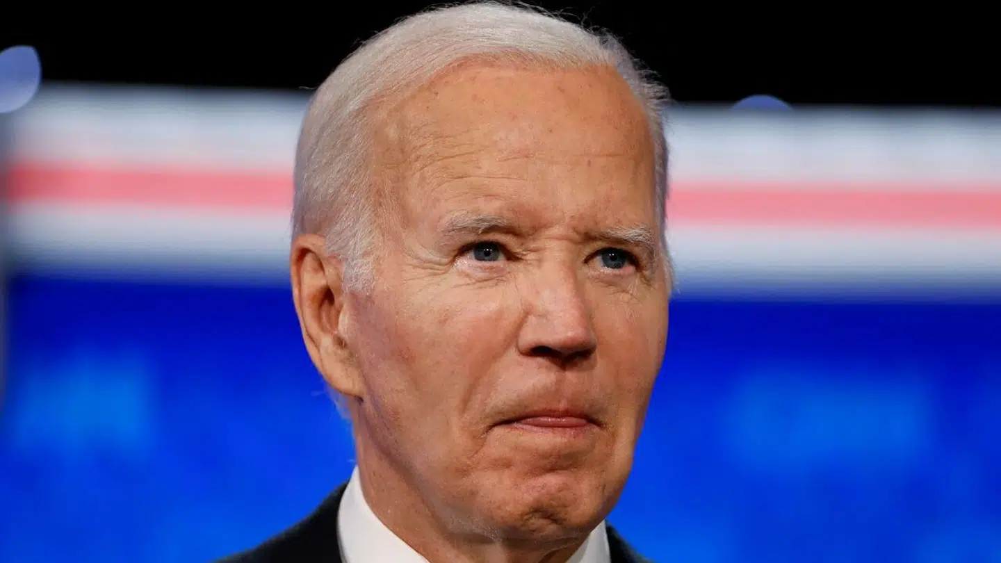 Joe Biden under den meget omtalte tv-debat hos CNN i Atlanta i USA den 27. juni.