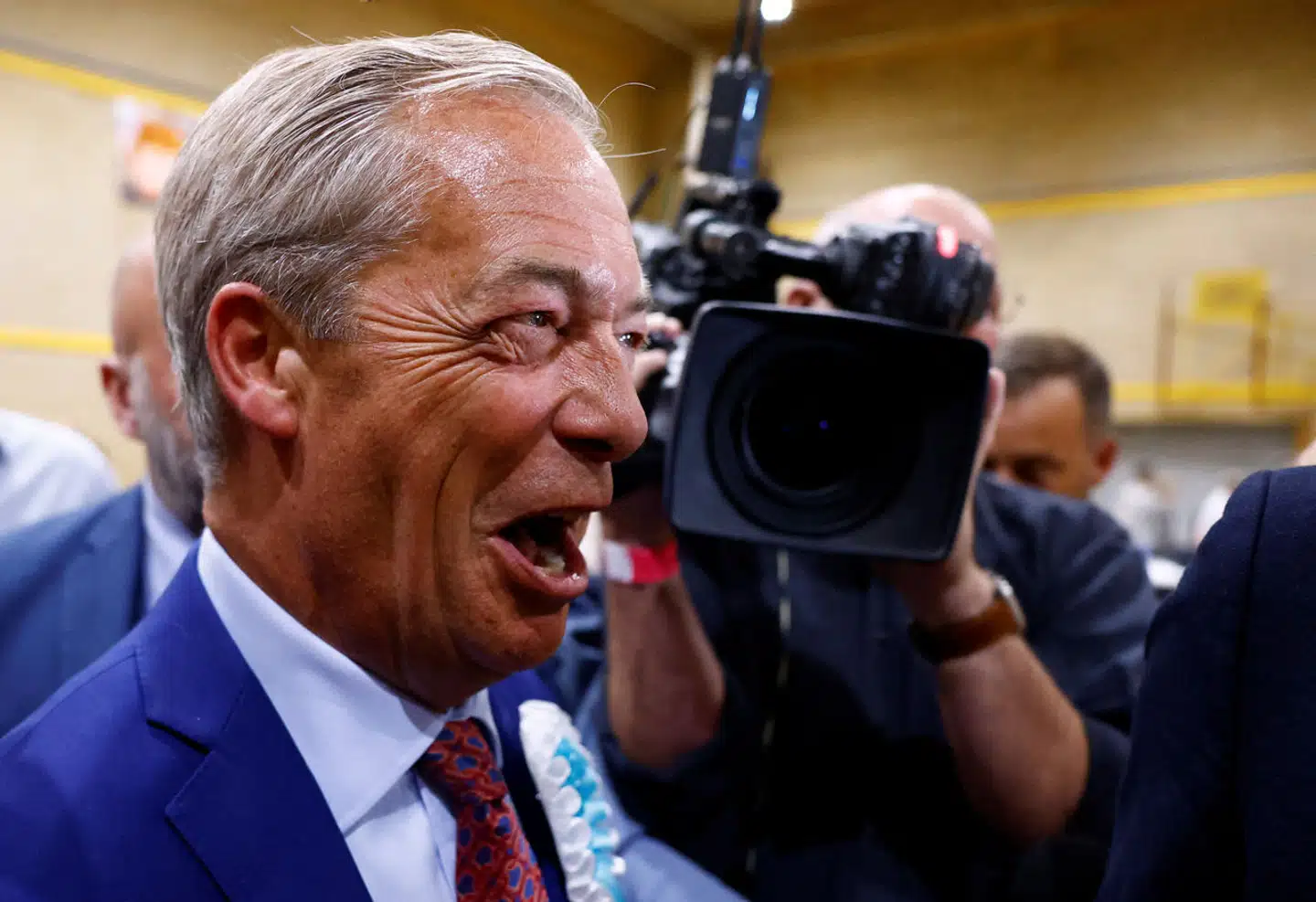 Nigel Farages parti fik 14 procent af stemmerne til det britiske parlamentsvalg, men får kun fire sæder i Underhuset.