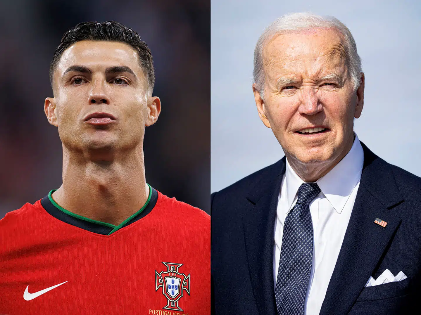 Både Ronaldo og Biden har mødt kritik for ikke at trække sig tidligere.