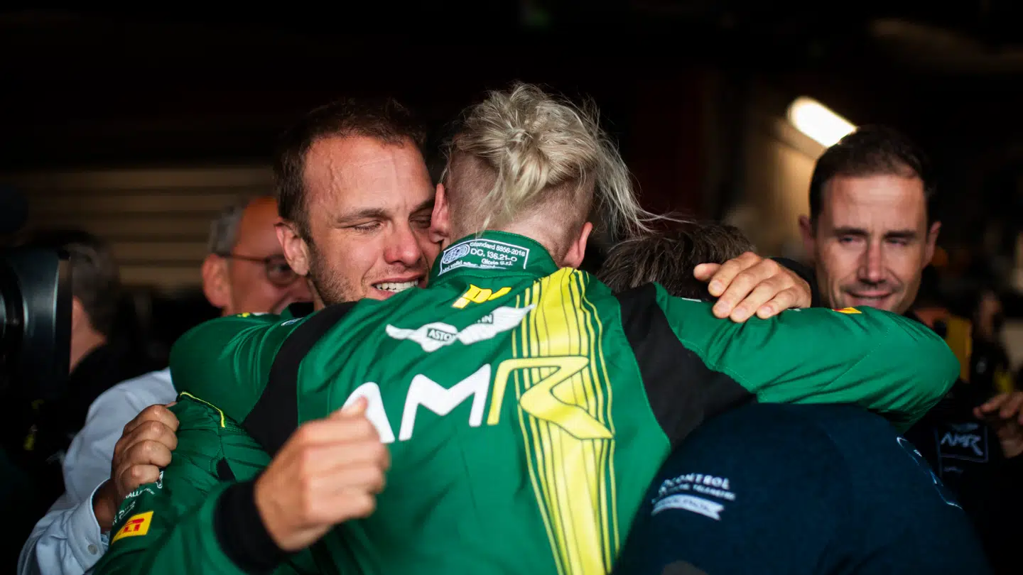 Marco Sørensen og Nicki Thiim var tydeligt rørte, da sejren kom i hus.