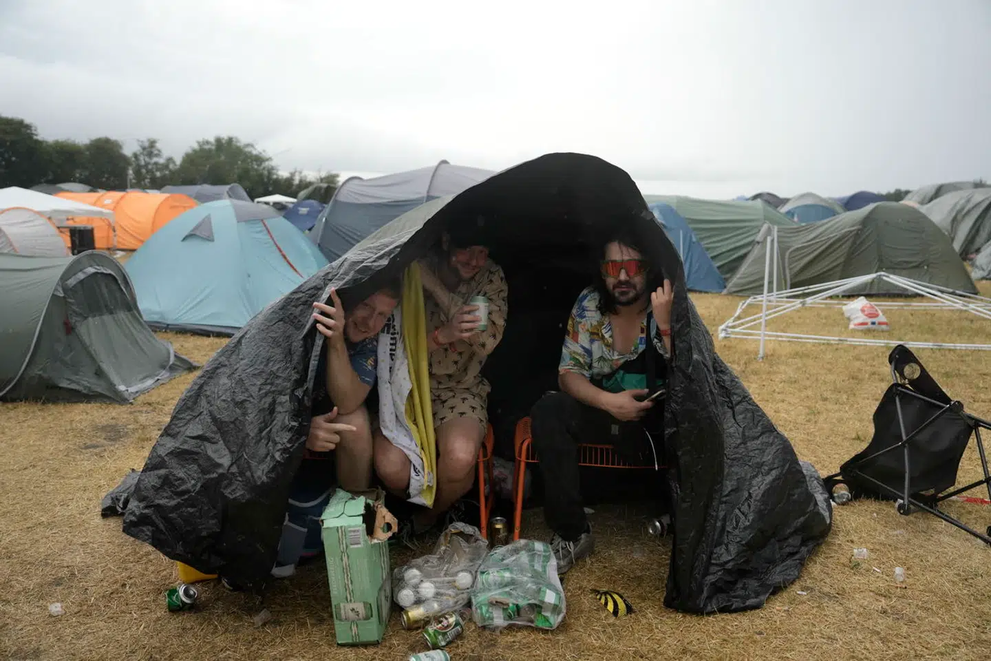 I 2023, hvor billedet er taget, var nedbøren minimal. Der faldt dog 3,3 millimeter.