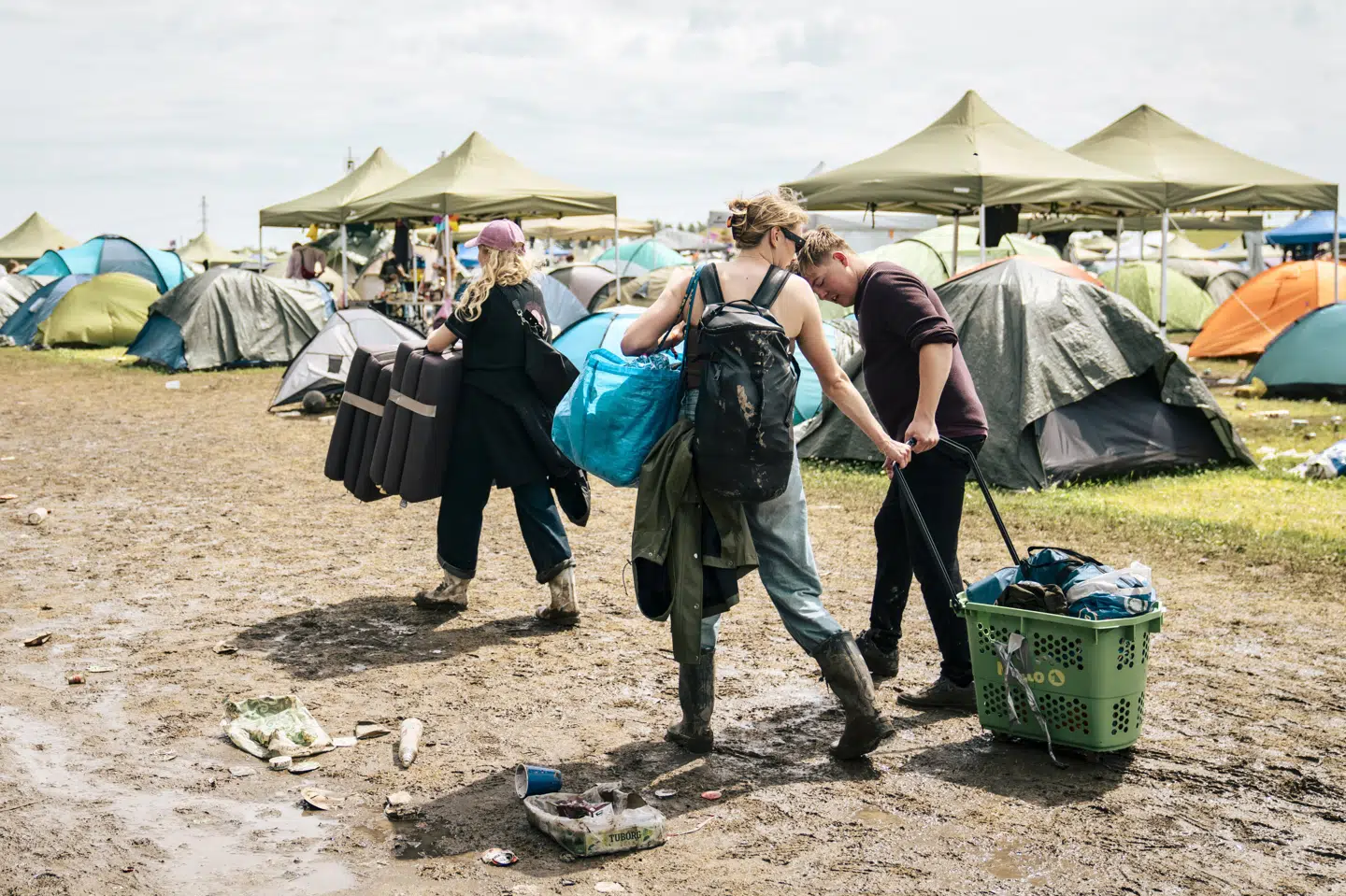 Roskilde Festival kan blive ramt af blandt andet torden. Festivalen begyndte 29. juni.