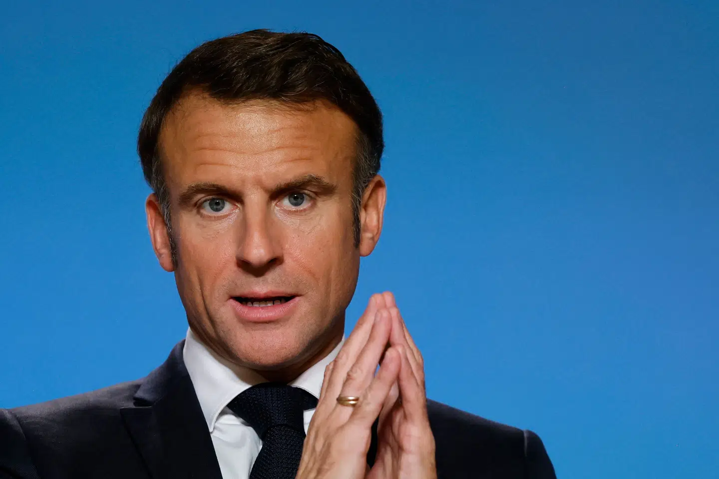 Frankrigs præsident, Emmanuel Macron, kan få politiske problemer efter søndagens anden runde af valget til parlamentet, som hedder Nationalforsamlingen. (Arkivfoto).