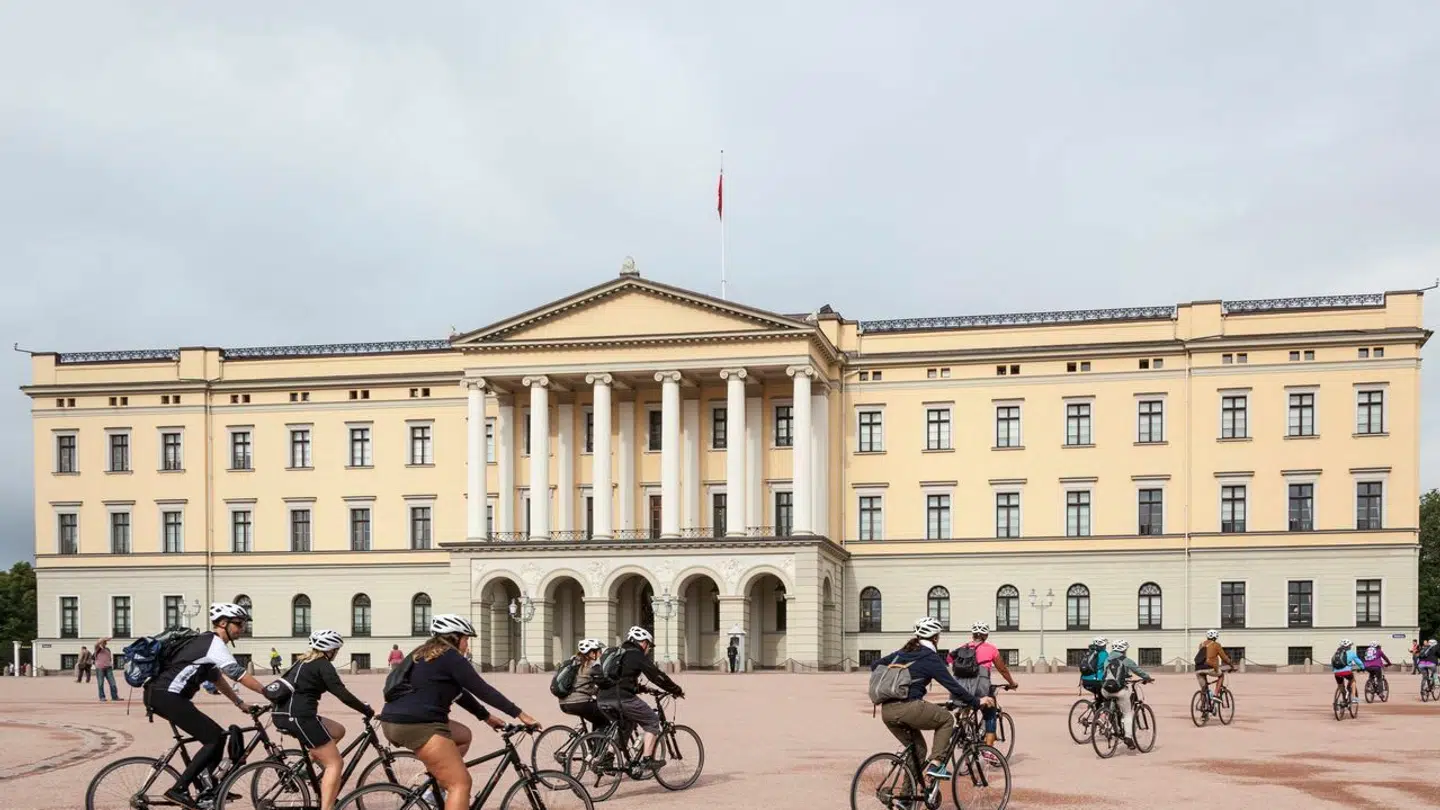 Der blev kastet to brandbomber mod det kongelige slot i Oslo.