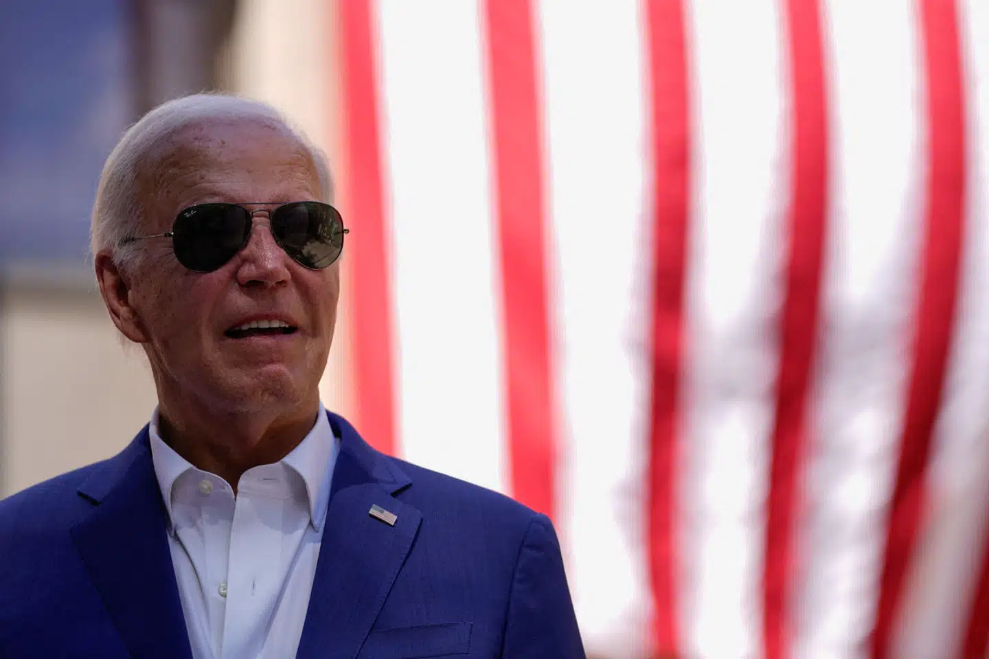 Joe Biden skriver i et brev til Kongressen, at han er den rette til at slå Donald Trump.
