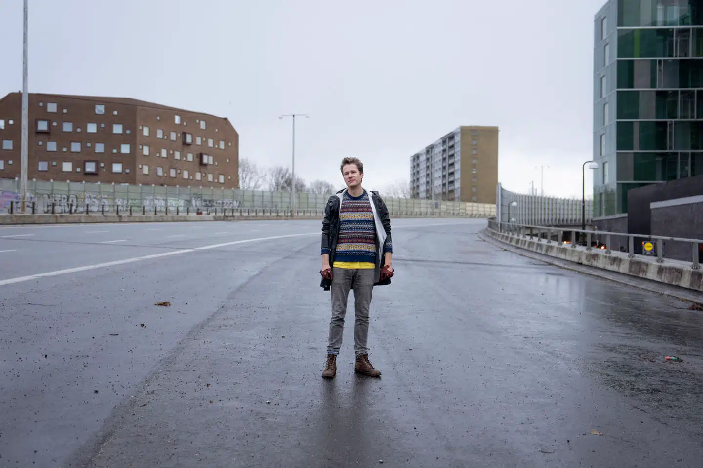 Anders Jørn Jensen har altid boet i København, og han ønsker ikke at flytte væk, selvom han er bekymret for luftforureningens konsekvenser.