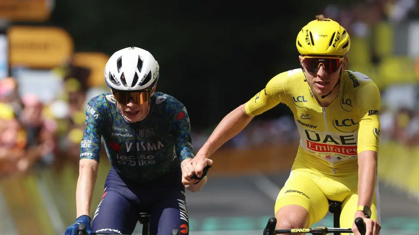 Jonas Vingegaard vandt med et mulehår, da Tadej Pogacar måtte se sig besejret.