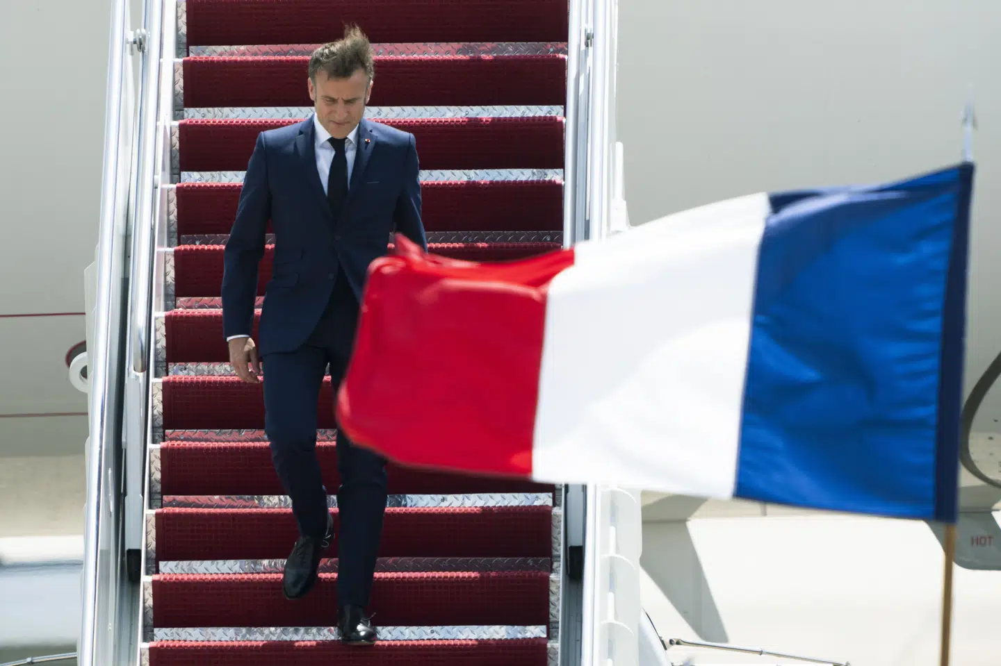Præsident Emmanuel Macron ser gerne, at de franske partier danner en bred regeringskoalition. (Arkivfoto).