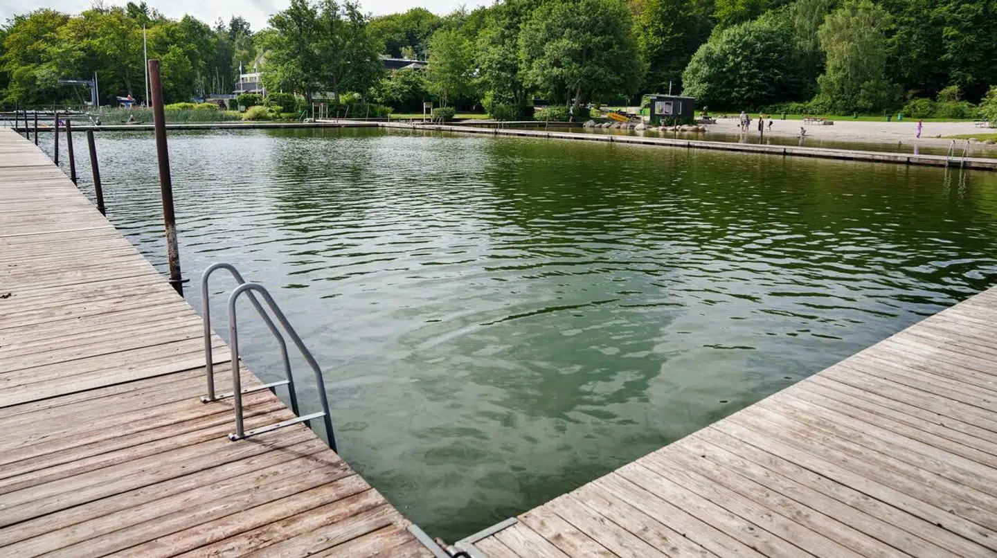 Furesøbad er populært om sommeren.