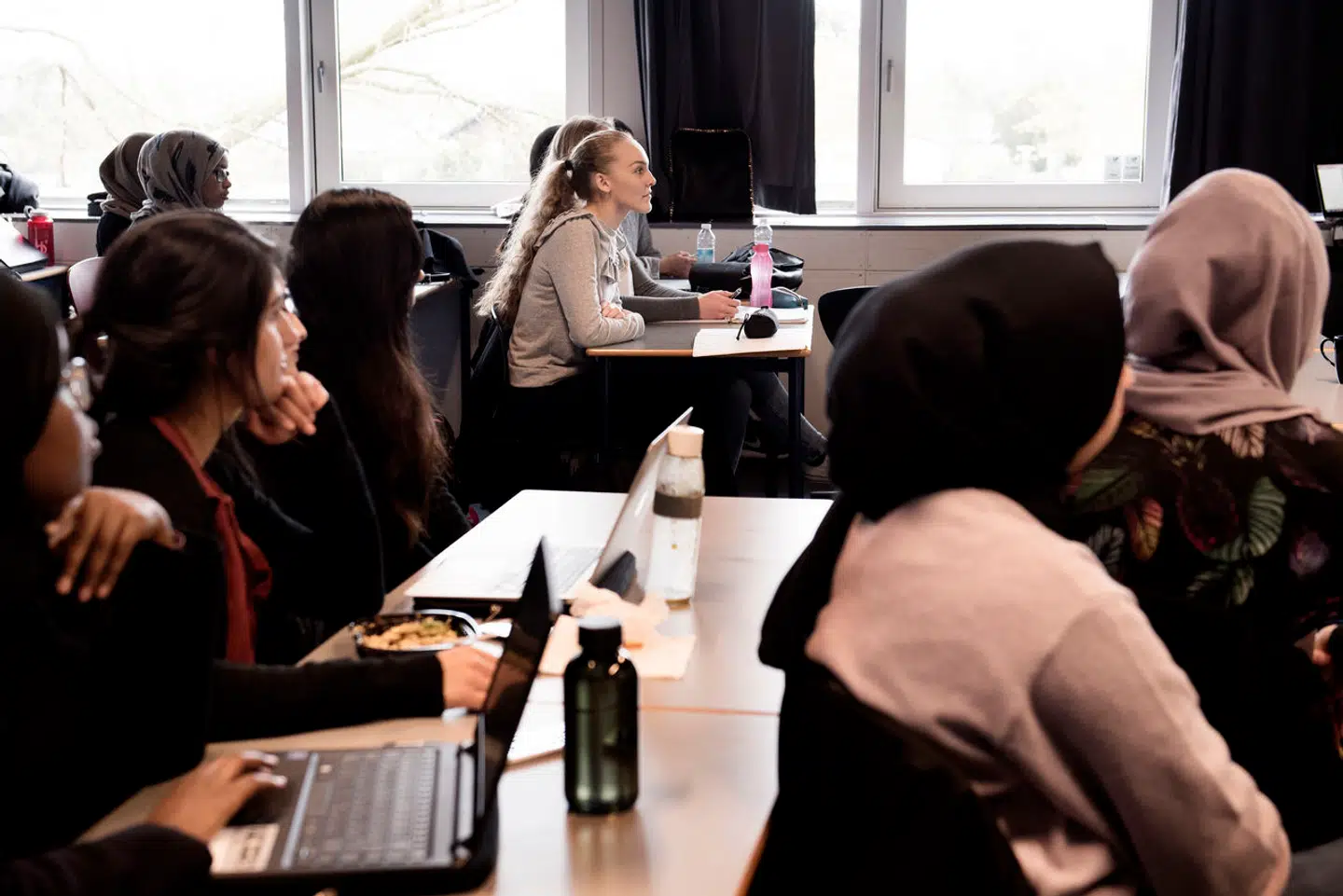 Herlev Gymnasium & HF er et af de steder, hvor en stor andel af elever med indvandrerbaggrund har samlet sig.