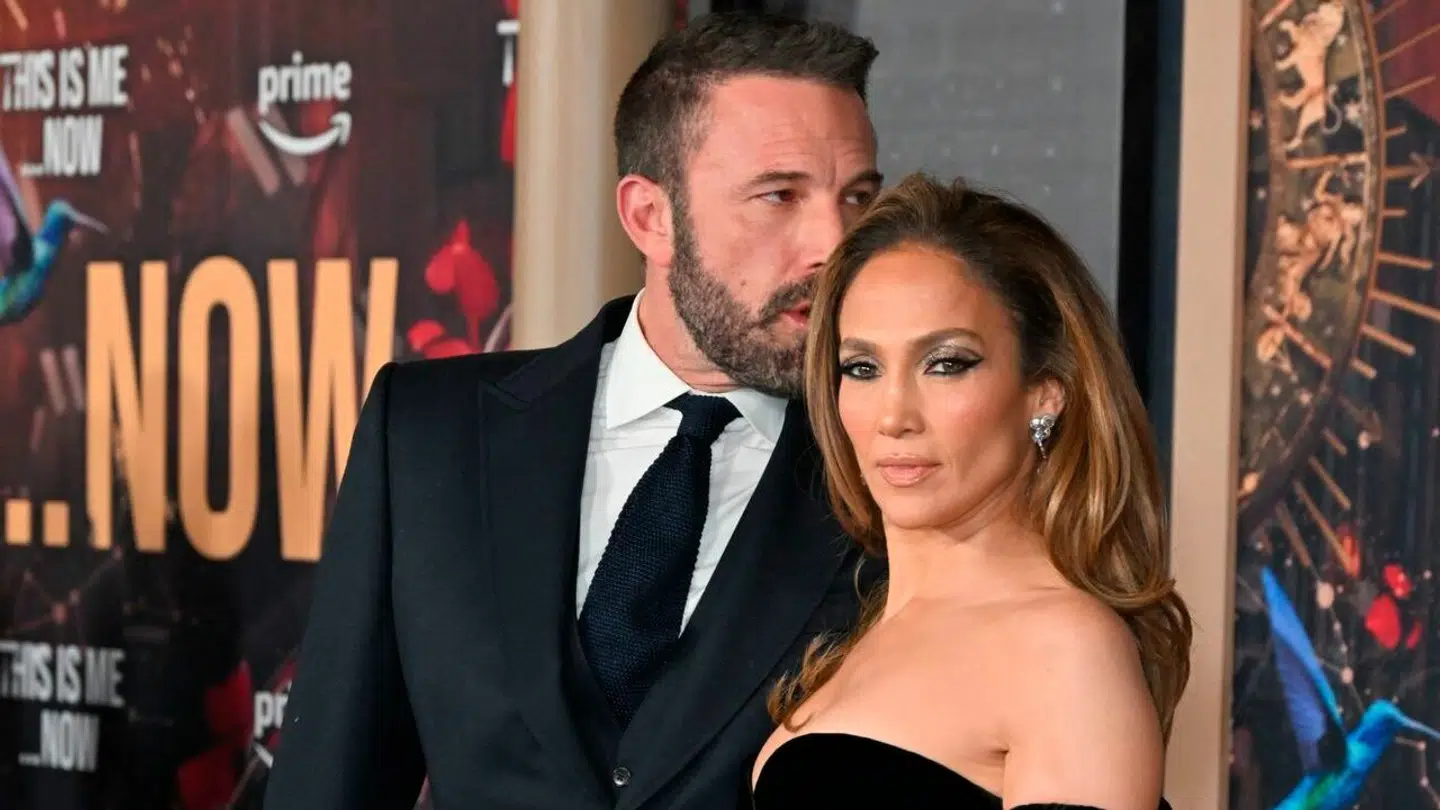 Her ses Jennifer Lopez og Ben Affleck sammen i februar i år.