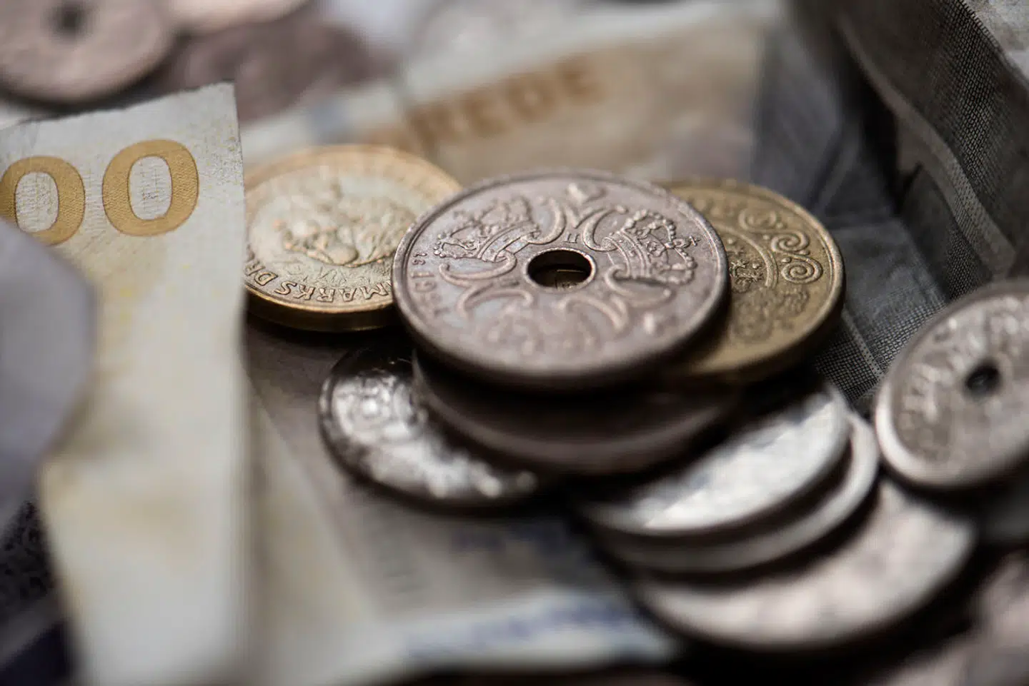 Penge, mønter og sedler, torsdag den 5. marts 2020.