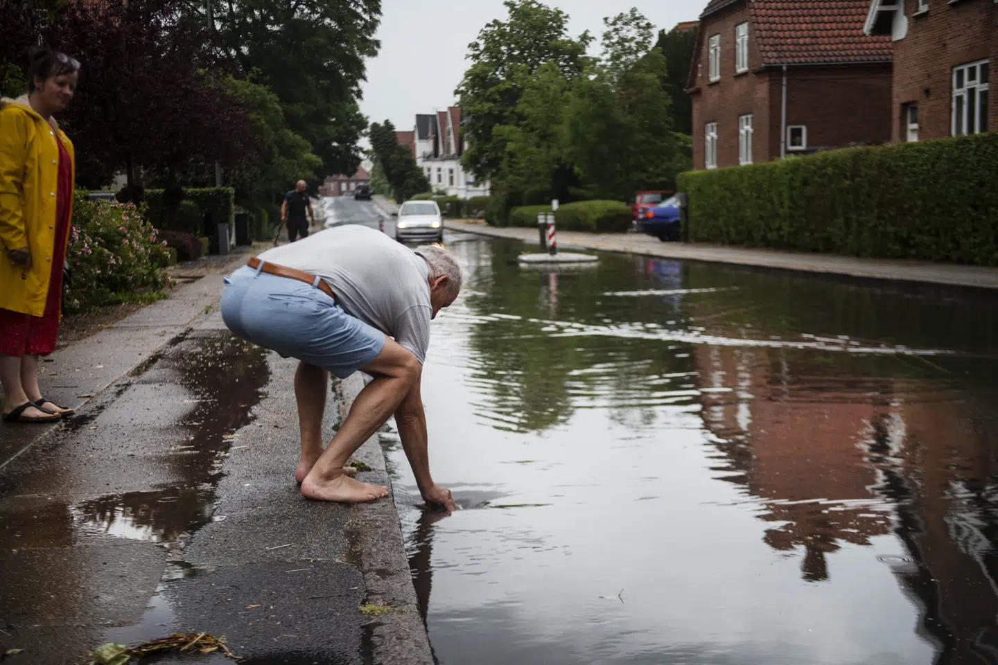 Lørdag ventes der at falde store mængder af regn over Danmark, hvilket giver risiko for oversvømmelser. (Arkivfoto).