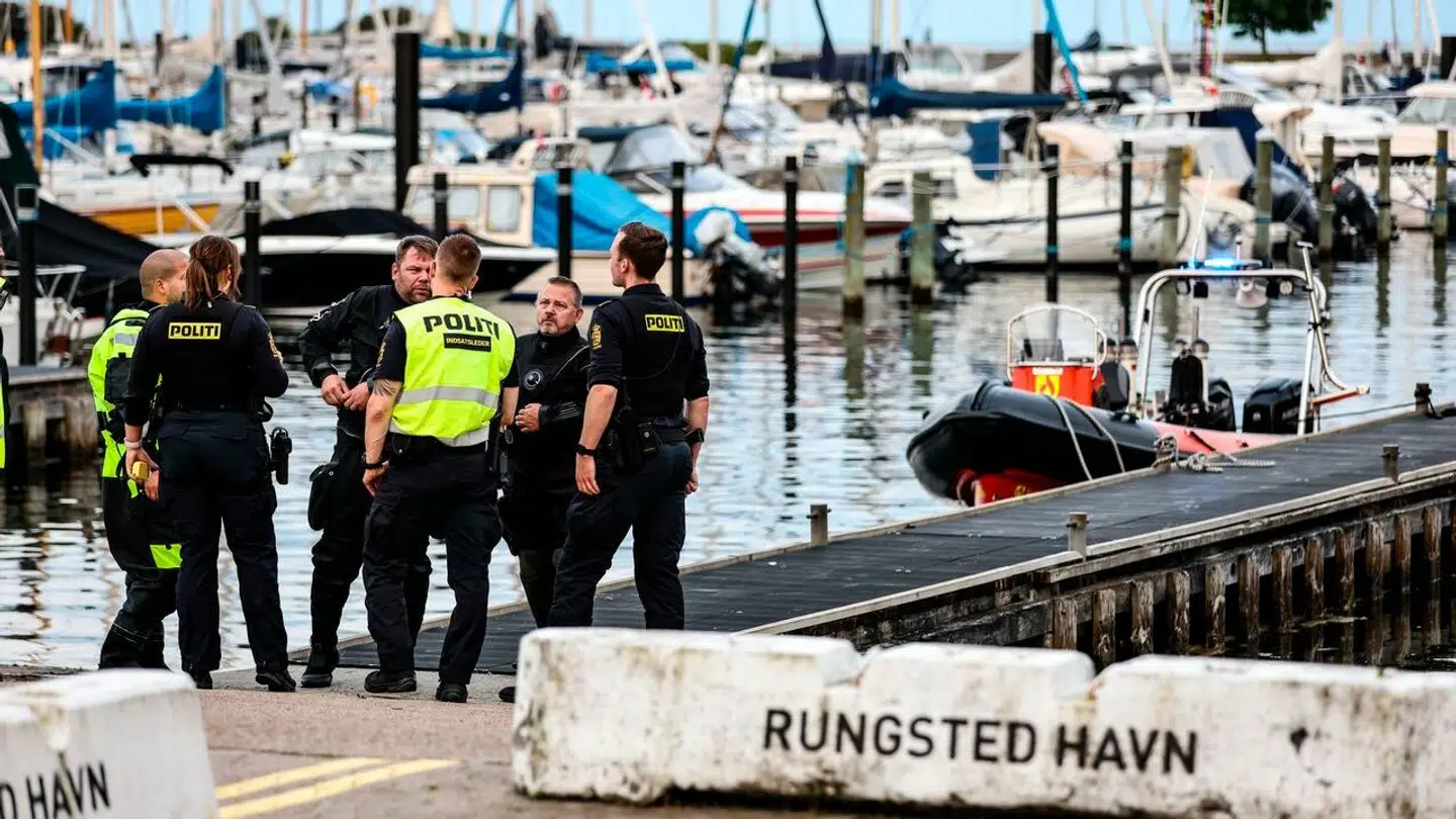 Redningsaktion ud for Rungsted havn fredag d. 12 Juli 2024. (Foto: Steven Knap/Scanpix 2024)