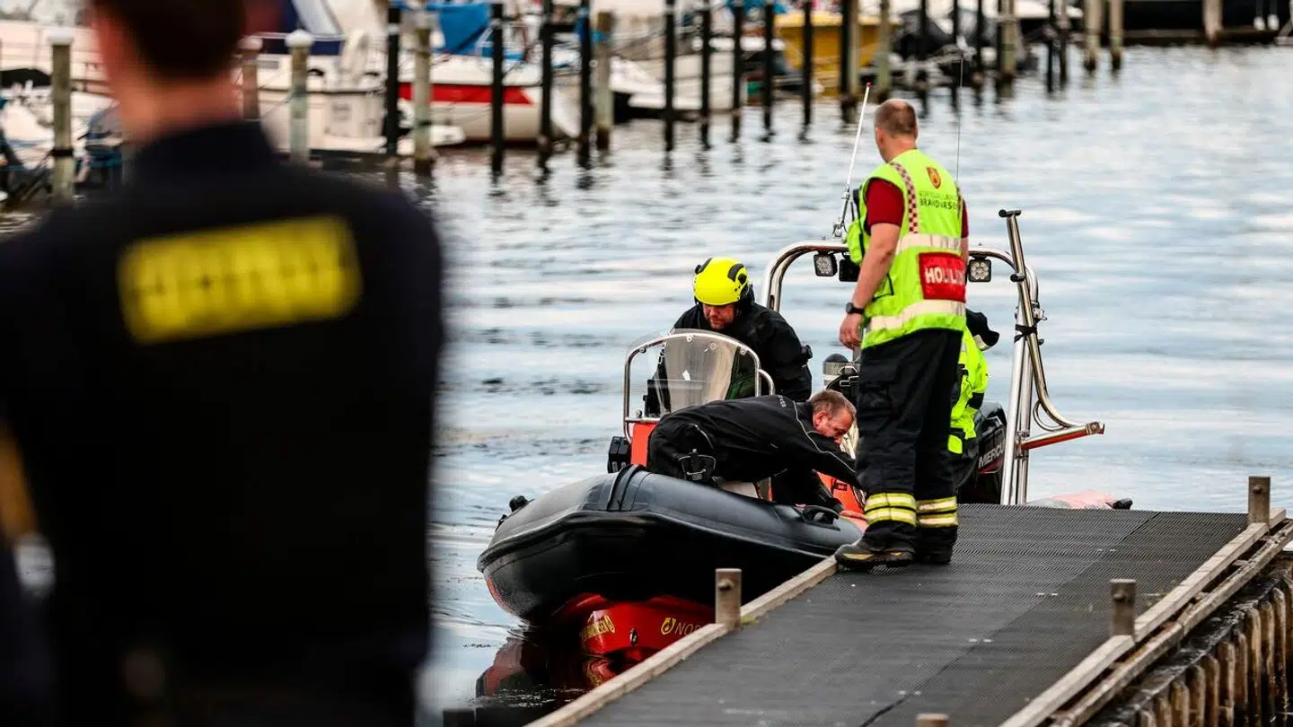 Redningsaktion ud for Rungsted havn fredag d. 12 Juli 2024. (Foto: Steven Knap/Scanpix 2024)