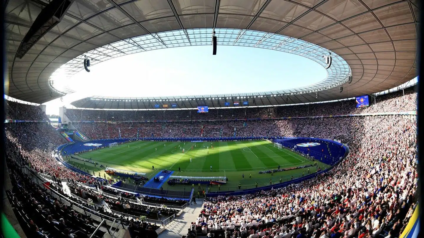 FILE PHOTO: Soccer Football – Euro 2024 – Group B – Spain v Croatia – Berlin Olympiastadion, Berlin, Germany – June 15, 2024 General view inside the stadium REUTERS/Fabian Bimmer/File Photo
