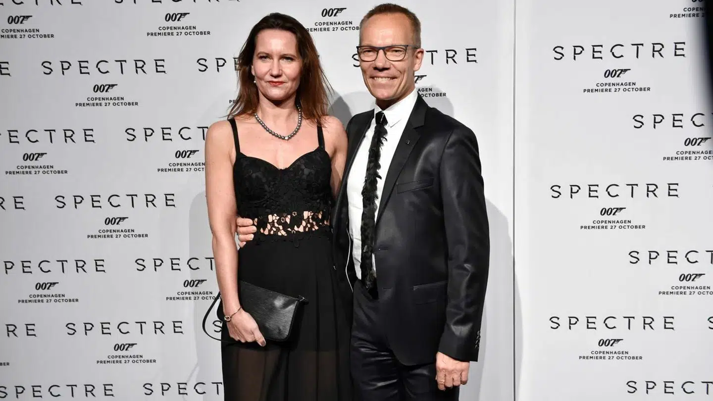 Jens og Anette Werner til gallapremiere på James Bond-filmen 'Spectre' i 2015.