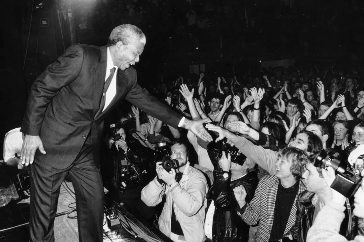 Nelson Mandela besøgte København i 1992. To år forinden var han blevet løsladt efter 27 års fængselsophold.