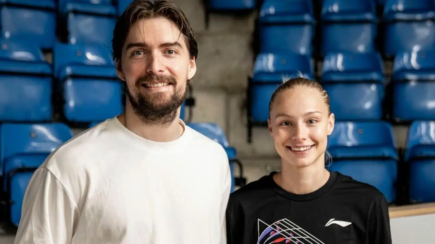Mathias Christiansen og Alexandra Bøje danner par både på og uden for banen.