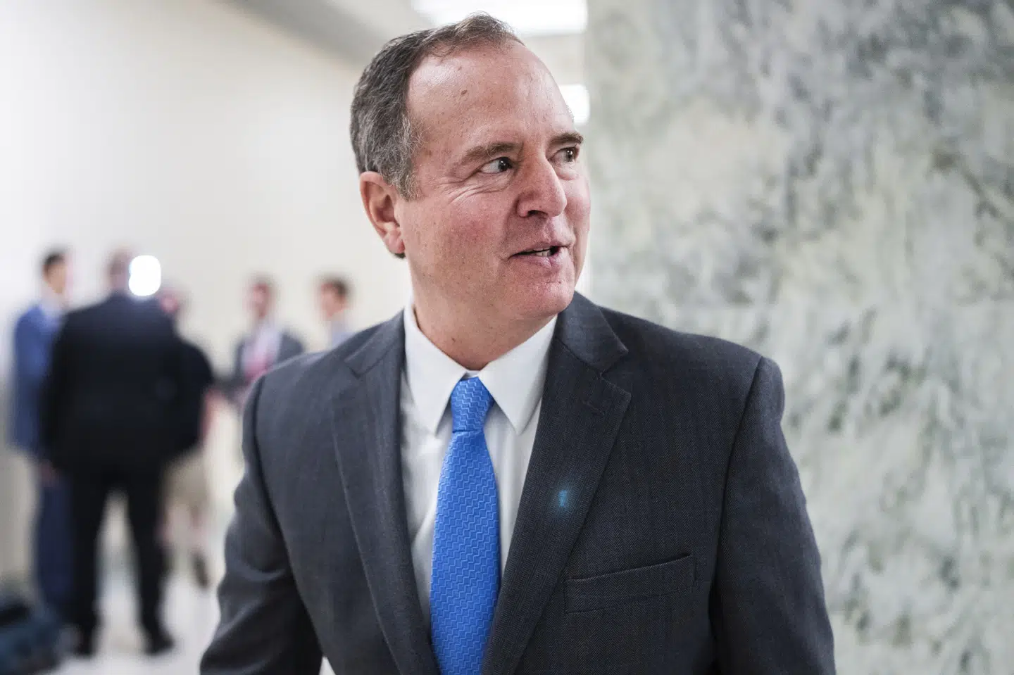 Demokraten Adam Schiff er i dag medlem af Repræsentanternes Hus, men stiller ved valget i november op til Senatet, hvor han ifølge meningsmålingerne ser ud til at blive valgt ind. Schiff er valgt i Californien. (Arkivfoto)