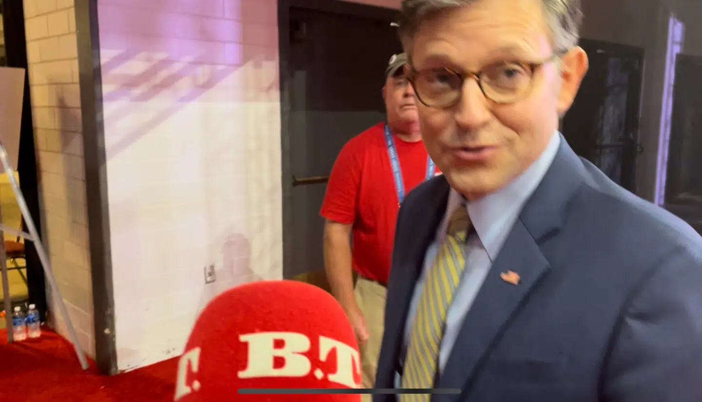 Formanden for Repræsentanternes Hus, Mike Johnson.