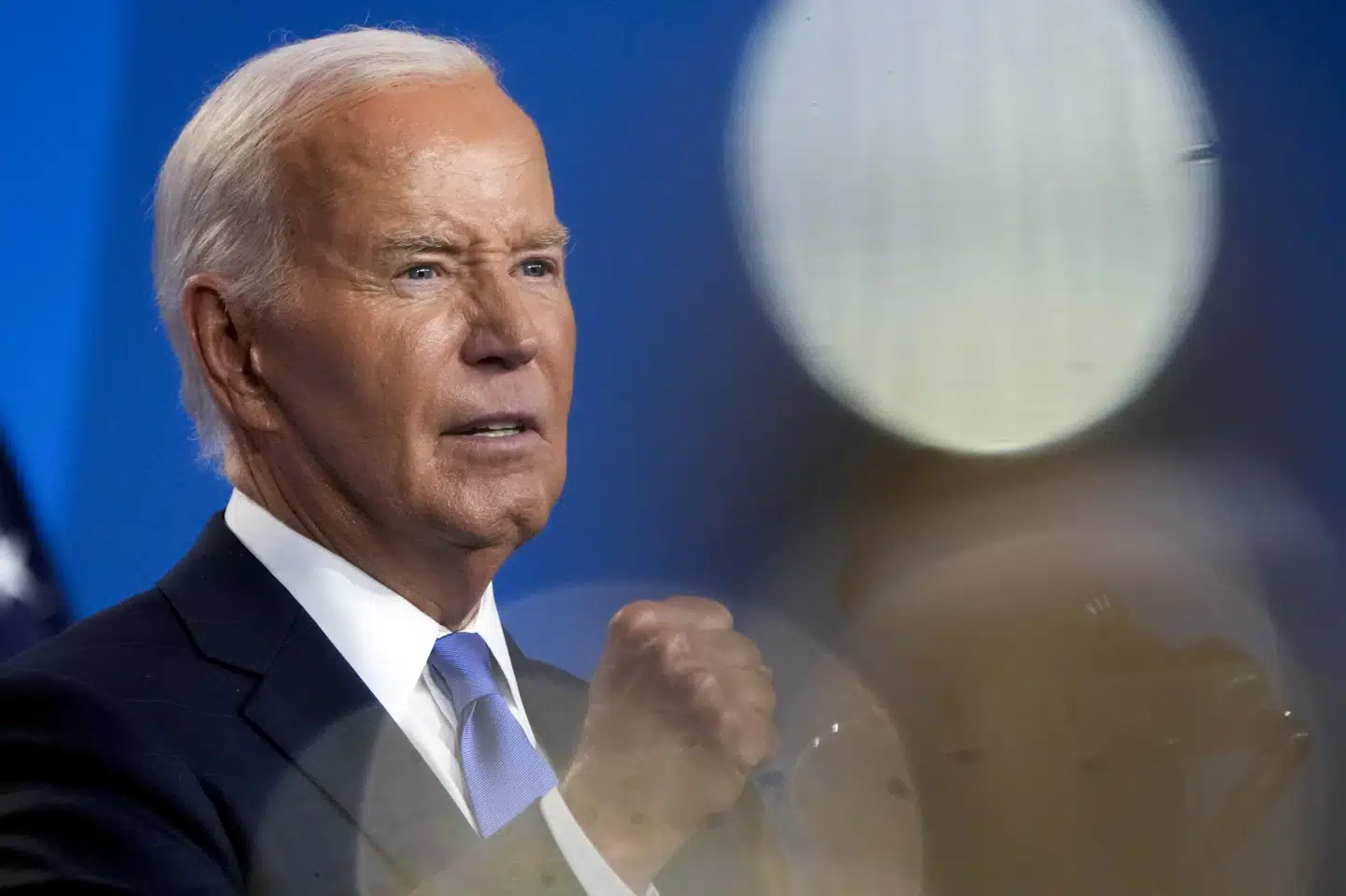 Joe Biden kalder sin rival Donald Trumps vision for USA for "dyster" og fastholder, at han vil kunne slå ham ved det kommende præsidentvalg. (Arkivfoto).