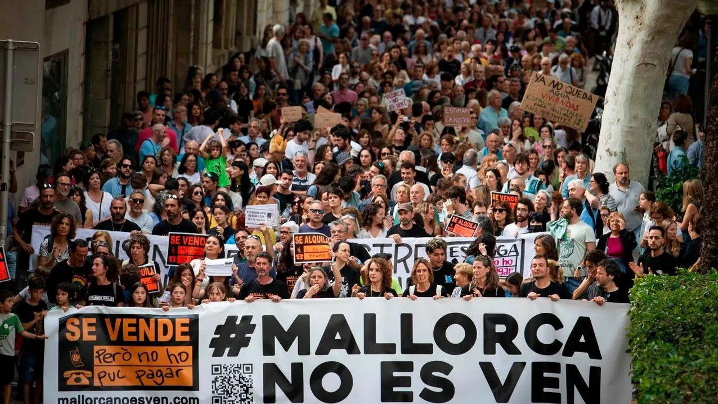 Der blev også demonstreret mod masseturismen tilbage i maj.