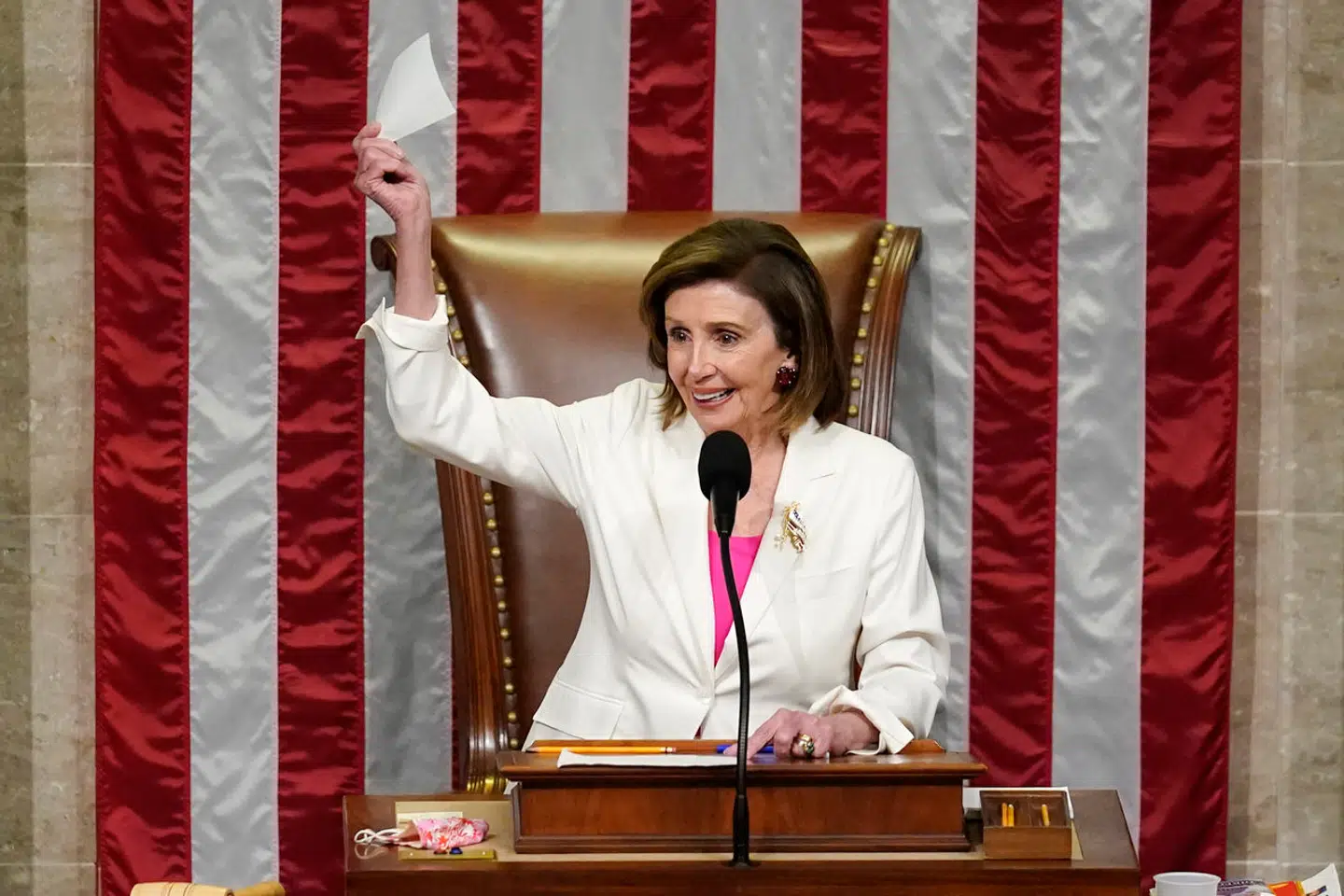 Nancy Pelosi er en af de mest magtfulde demokratiske stemmer.
