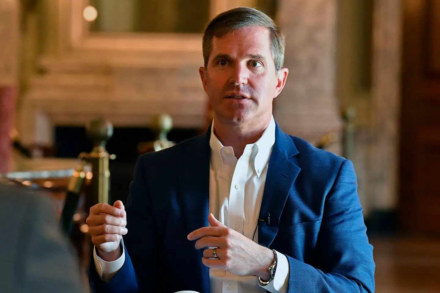 Andy Beshear, Kentuckys guvernør.