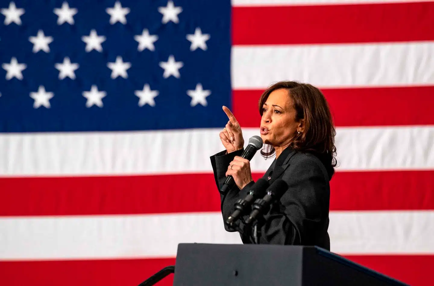 Ud over på abortspørgsmålet har Demokraternes mulige præsidentkandidat, Kamala Harris, haft svært ved at markere sig politisk.