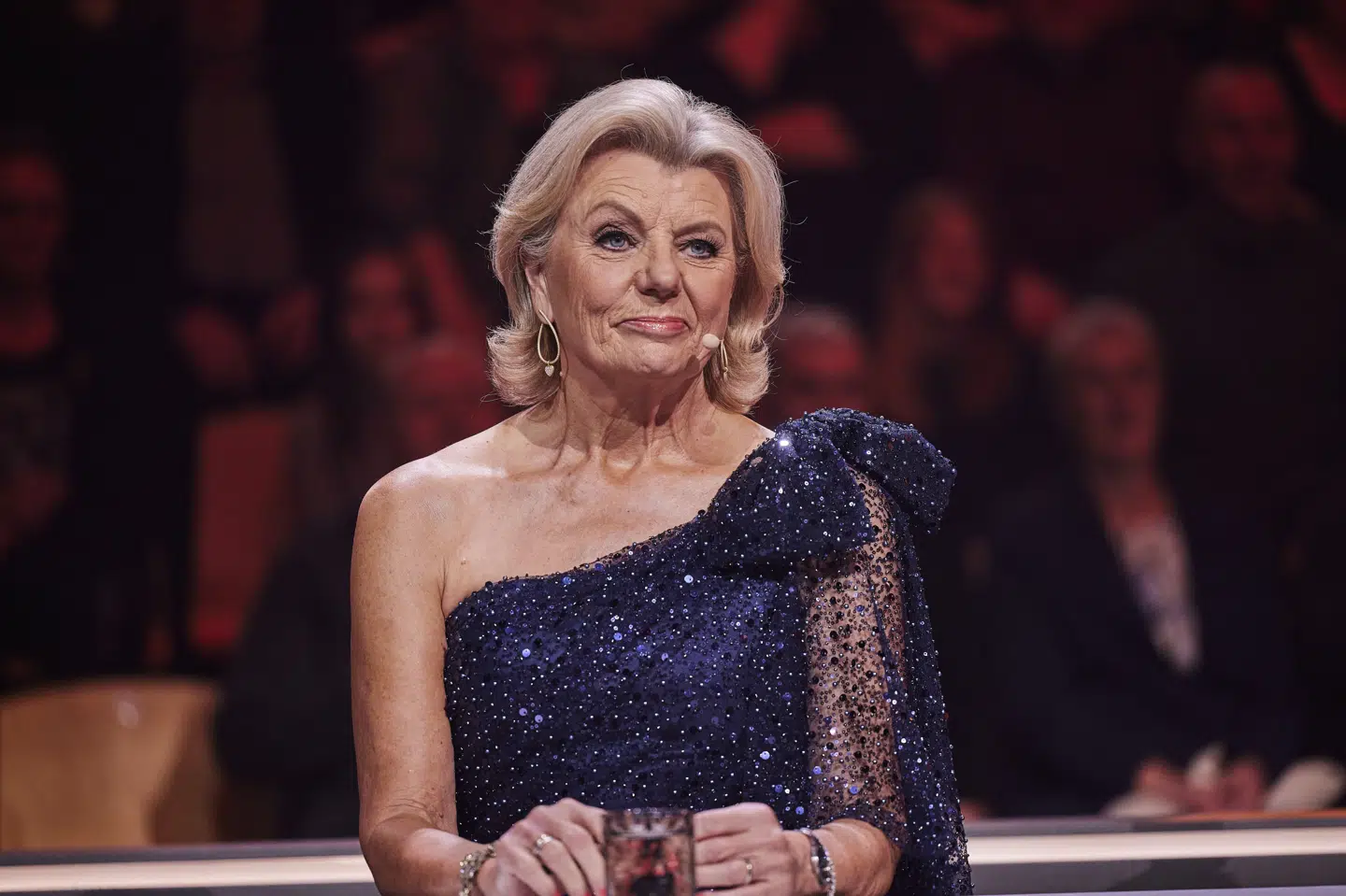 Anne Laxholm stopper som dommer i TV 2-programmet "Vild med dans". Her ses hun under programmets finale i Horsens den 24. november 2023. (Arkivfoto).