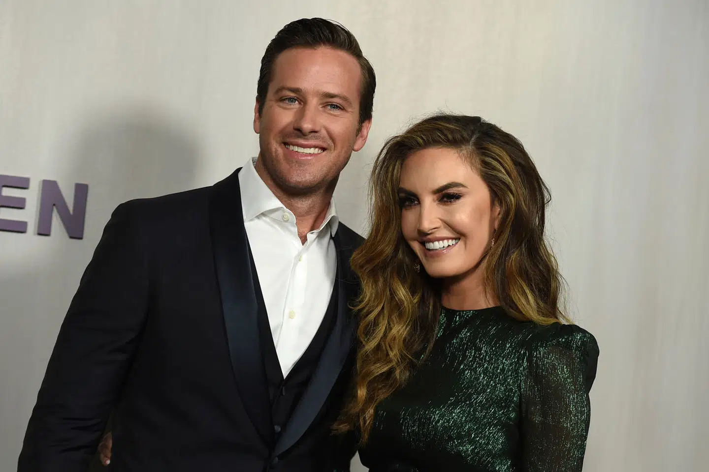 Armie Hammer og hustruen Elizabeth Chambers, som han blev skilt fra i 2020.