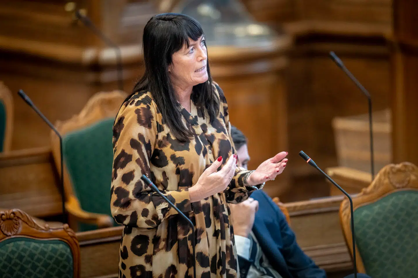 Betina Kastbjerg (DD) under hasteforespørgsel om FE-sagen i Folketingssalen på Christiansborg, onsdag den 8. november 2023.