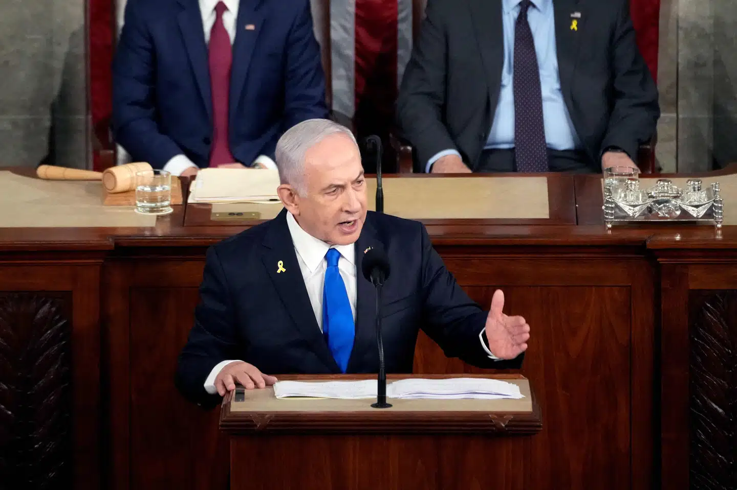 Netanyahu talte til Kongressen i USA blandt andet om sin "vision" for Gaza.