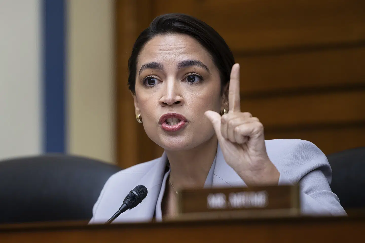 Demokratiske Alexandria Ocasio-Cortez, som er medlem af Repræsentanternes Hus i USA, har stået i spidsen for lovforslaget. (Arkivfoto).