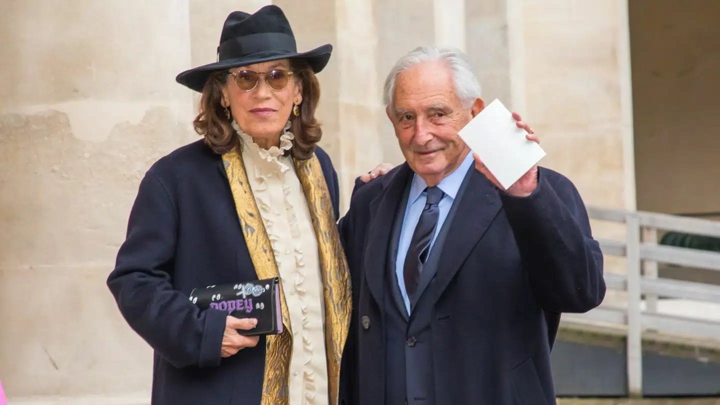 Prins Michael er død i en alder af 85 år. Her fotograferet med sin hustru.